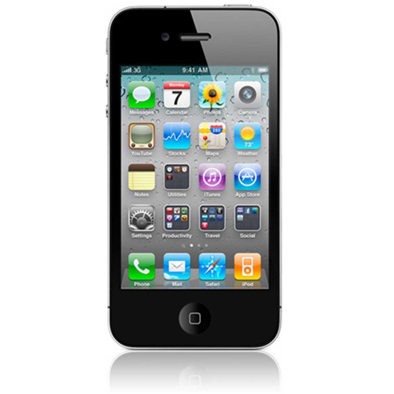 iPhone 4 8GB Svart OLÅST